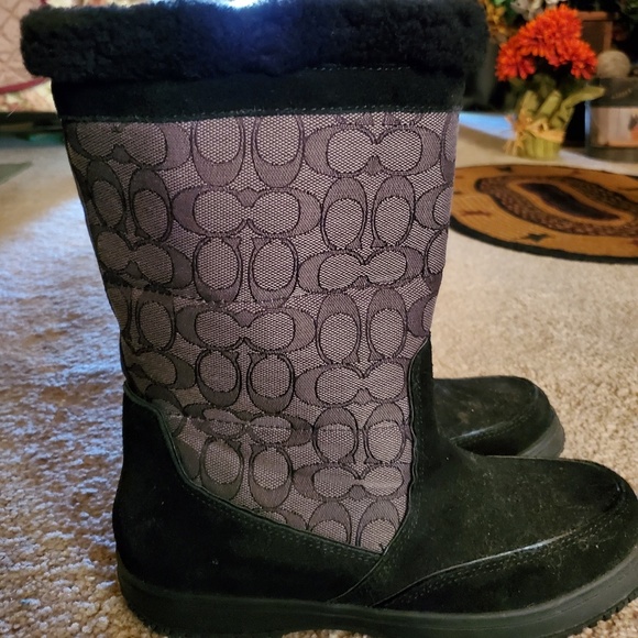 Coach Women's Sherman Signature Cold Weather Boot - Picture 2 of 5